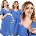 Муслиновое беременное платье для Джузы с короткими рукавами xl
