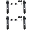 КОМПЛЕКТ РЕЙКИ ДЛЯ РАЗДВИЖНЫХ ДВЕРЕЙ САРАРА РОЛИКОВАЯ ВЕШКА, 2 КОМПЛЕКТА