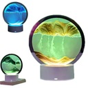 3D СВЕТОДИОДНАЯ НОЧНАЯ ЛАМПА ПЕСОЧНАЯ ЖИВОПИСЬ ИСКУССТВО ТЕКУЩИЕ ПЕСОЧНЫЕ ЧАСЫ СВЕТ