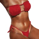 STRÓJ KĄPIELOWY DWUCZĘŚCIOWY SEXY BIKINI BRAZYLIJSKIE MARSZCZONA OPASKA M