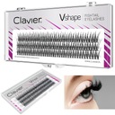 РЕСНИЦЫ CLAVIER VSHAPE 14MM