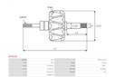 ROTOR ALTERNADOR BRAND NUEVO ALTER AS-PL 