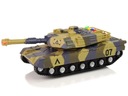 Военный танк 1:16 Камо-коричневый звук с батарейным питанием для детей