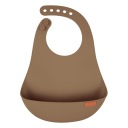 Силиконовый нагрудник LOVI Granola с карманом.