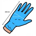 Перчатки нитриловые EASYCARE ZARYS БЕЗ ПОРОШКА размер М синие 10 уп.