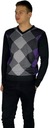 Y2898 Pierre Cardin Crew and V-Neck Argyle Knitted Jumper Pánsky sveter XL Značka Pierre Cardin