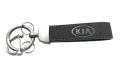 КОЛЬЦО ДЛЯ КЛЮЧЕЙ KIA КОЖАНОЕ ЧЕРНАЯ НИТЬ