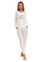 Женская пижама Moraj Long Christmas Cotton 5000-006 Экрю L