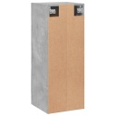 VIDAXL CASIER WISZACA, SZAROSC BÉTON 34,5X34X90 CMphoto 9