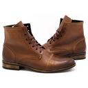 Мужские кожаные ботинки челси 287D ŚW коричневый 42