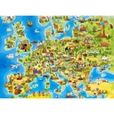 Puzzle 100 Mapa Európy 111060 Hrdina žiadny