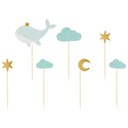 ПАЙКЕРЫ для маффинов КИТ облака лунное украшение