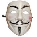 БЕЛАЯ МАСКА С УНИВЕРСАЛЬНЫМ ЛАСТИКОМ ДЛЯ БОРОДЫ E1299 EMAJ