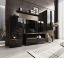 СИСТЕМНАЯ МЕБЕЛЬ ДЛЯ ГОСТИНОЙ BAHAMA B39, ГЛЯНЦЕВЫЙ ЧЕРНЫЙ