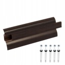 Плинтус 52 мм ПВХ 2 м WENGE + колышки SM