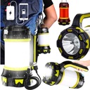 ВОДОНЕПРОНИЦАЕМЫЙ СВЕТОДИОДНЫЙ ФОНАРЬ ДЛЯ КЕМПИНГА 3 В 1 ЗВЕЗДОЧКА ТУРИСТИЧЕСКАЯ ЛАМПА POWERBANK