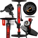 СТАЦИОНАРНЫЙ МЕТАЛЛИЧЕСКИЙ ВЕЛОСИПЕДНЫЙ НАСОС С МАНОМЕТРОМ, РУЧНОЙ НАПОЛЬНЫЙ НАСОС