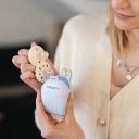 BABYONO СИЛІКОНОВИЙ КОНТЕЙНЕР ЧОХОЛ ДЛЯ СОСКИ 2 ПУСТУШКИ СИНІЙ купити з Польщі