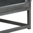 vidaXL Nočný stolík, sivý, 40 x 30 x 50 cm, masívne akáciové drevo Farba nábytku odtiene ružovej