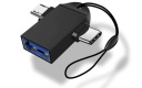 2 В 1 MICRO USB OTG АДАПТЕР USB-C НА USB 3.0 Type C