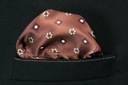 Карамельный мужской нагрудный платок с цветами -Alties