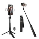 Selfie-stick Alogy Tripod selfie LED do telefonu czarny