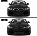 GRILLE GRILLES BMW E92 E93 06-10 BRILLANT DUAL MODULE CALANDRE DANS AVANT PARE-CHOCSphoto 16
