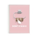 НЕ ПАНИКУЙТЕ Плакат ТУАЛЕТНАЯ БУМАГА А3 Ванная А3