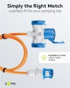 CÂBLE DE CAMPING POUR OBSZAROW ZEWNETRZNYCH, CÂBLE ADAPTATEUR CEE, 1.5 Mphoto 10