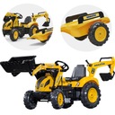 FALK KOMATSU Педальный трактор-экскаватор с ковшовым прицепом на 2 года