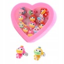 PIERŚCIONEK DZIECIĘCA BIŻUTERIA ZESTAW 12SZT