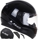 LS2 FF353 RAPID II МОТОЦИКЛЬНЫЙ ШЛЕМ ГЛЯНЦЕВЫЙ ЧЕРНЫЙ С СИСТЕМОЙ PINLOCK ECE 22.06