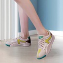 Dámske tenisky Svetlé topánky na chôdzu Dominujúca farba prehľadná