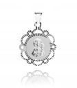 925 Серебряная католическая медаль 925 2 11 г 3 см M8