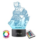 Ночник FORTNITE 3D-персонаж со светодиодной гравировкой имени