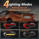 ФАРИ ЗАД VLAND LED (СВІТЛОДІОД) SMOKE ЧОРНИЙ LIFT-LOOK ТЮНІНГ TOYOTA GT86 GT-86 FRS BRZ  (18338247604) фото min 9