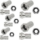 10x Sat РАЗЪЕМ ТИПА F 6,8 мм с КОЛЬЦЕВЫМ уплотнением