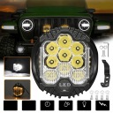 2PCS HEADLIGHT WORKING LED 12V 24V HALOGEN HEADLIGHT FOG DO CIAGNIKA  photo 11