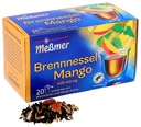 Herbata MESSMER Pokrzywa Mango 20 torebek 35 g DE Certyfikat brak