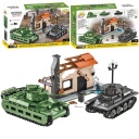 Cobi 2284 Battle Matilda II Panzer 2 танка + руины