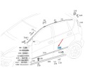 MERCEDES-BENZ A W169 НАКЛАДКА ДЕКОРАТИВНИЙ ДВЕРІ ЗАДНІХ ПРАВИХ A1697370222  (18580754751) фото min 10