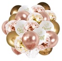 Воздушные шары на крещение КРЕЩЕНИЕ РОЗОВОЕ ЗОЛОТО ЗОЛОТО
