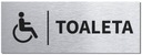 Таблица Toalta для инвалидов 20x7,5 см