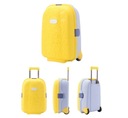 Detský cestovný kufor na kolieskach príručná batožina s menom žltá Ďalšia farba žltá