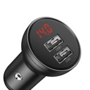 Nabíjačka do auta Baseus s 24W displejom + USB kábel 3v1 Baseus Thr Počet súčasne nabíjaných zariadení 2