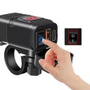 MC1N-PD ЗАРЯДНИЙ ПРИСТРІЙ МОТОЦИКЛ 2X USB QC3.0 ШВИДКІ ЗАРЯДКА АВТОМОБІЛЬНА USB-C  фото 9