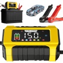 ЗАРЯДНИЙ ПРИСТРІЙ DO AKUMULATOROW 12V 24V AGM ZELOWY LIFEPO4 9 ETAPOW КОЛЬОРОВИЙ LCD  (18547730951) фото min 12