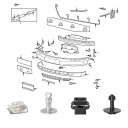 КОМПЛЕКТ КЛІПСІВ КРИШКИ ДВИГУНА AUDI A6 C5 4B C6 4F  (18803334113) фото min 7
