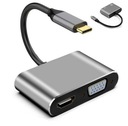 АДАПТЕР-ХАБ USB-C Адаптер HDMI 4K VGA M1 2-в-1
