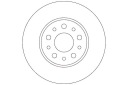 DISQUE FREIN FIAT ARRIÈRE 500L 0,9-1,4 1,3-1,6 D 12-photo 14
